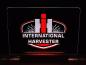 Preview: IHC International Harvester LED Schild Farmer Design